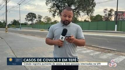 Casos de Covid-19 voltam a crescer em Tefé Casos de Covid-19 voltam a crescer em Tefé
