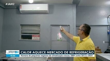 Calor impulsiona crescimento de pequenos negócios de refrigeração no Amazonas