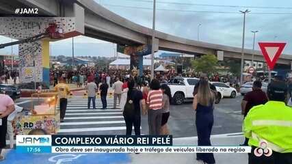 Complexo Viário Rei Pelé é inaugurado com liberação do tráfego de veículos na Zona Leste