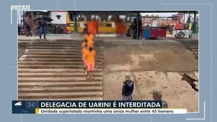 Delegacia de Uarini é interditada após vistoria identificar superlotação