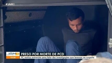 Preso por morte de PCD: PC realiza entrevista para falar das investigações Preso por morte de PCD: PC realiza entrevista para falar das investigações