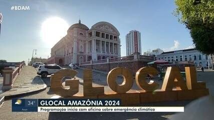 'Glocal Amazônia 2024' inicia programação com oficina sobre emergência climática