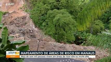 Mais de cem mil pessoas vivem em áreas de risco alto ou muito alto em Manaus Mais de cem mil pessoas vivem em áreas de risco alto ou muito alto em Manaus