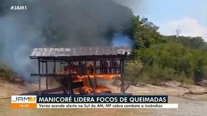 Manicoré lidera focos de queimadas no Sul do AM; MP pressiona por combate urgente Manicoré lidera focos de queimadas no Sul do AM; MP pressiona por combate urgente