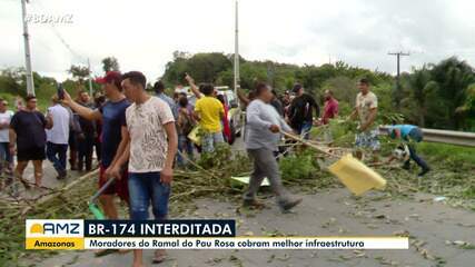 Moradores do Ramal do Pau Rosa, no AM, cobram melhor infraestrutura