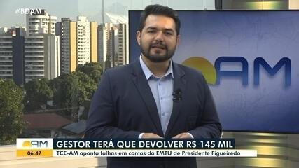 No Amazonas, gestor terá que devolver R$ 145 mil: TCE aponta falhas em contas do EMTU No Amazonas, gestor terá que devolver R$ 145 mil: TCE aponta falhas em contas do EMTU