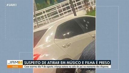 Suspeito de atirar em músico e filha é preso em Manaus