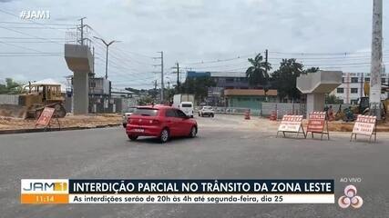 Interdições no trânsito da Autaz Mirim iniciam nesta sexta-feira (29) e vai até as 4h de segunda-feira (1º). Interdições no trânsito da Autaz Mirim iniciam nesta sexta-feira (29) e vai até as 4h de segunda-feira (1º).