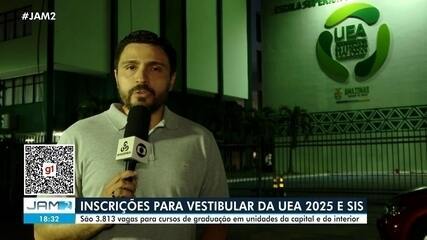 Vestibular UEA 2025 abre inscrições para 3.813 vagas em cursos na capital e interior Vestibular UEA 2025 abre inscrições para 3.813 vagas em cursos na capital e interior
