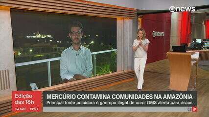 Mercúrio contamina comunidades na Amazônia Mercúrio contamina comunidades na Amazônia