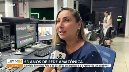 53 anos de Rede Amazônica: Daniela Branches fala sobre os desafios da profissão