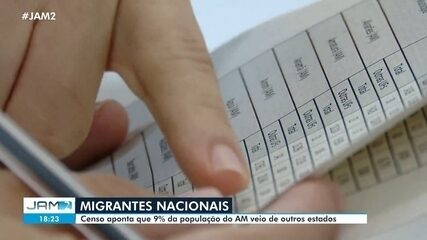 Censo aponta que 9% da população do AM veio de outros estados Censo aponta que 9% da população do AM veio de outros estados