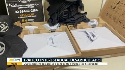 Grupo é preso suspeito de participar de esquema de tráfico interestadual de drogas no AM Grupo é preso suspeito de participar de esquema de tráfico interestadual de drogas no AM