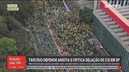 Apoiadores de Bolsonaro fazem atos no 7 de Setembro para pedir anistia a condenados por atos golpistas
