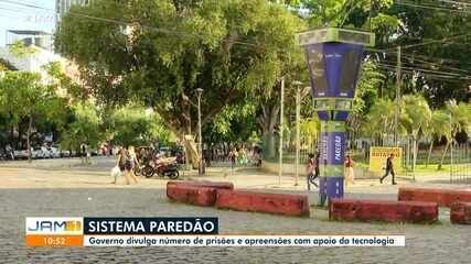 Sistema paredão: governo do Amazonas divulga número de prisões e apreensões