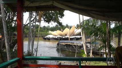 Vitória-régia vira palco: Amazônia Live une música e floresta em espetáculo flutuante