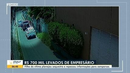Filho é suspeito de planejar sequestro e levar R$ 700 mil de empresário em Manaus