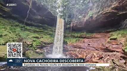 Gigante do Apuaú: guias descobrem cachoeira de 35 metros em Presidente Figueiredo