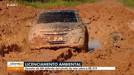 Senador do AM defende derrubada de veto sobre a BR-319 Senador do AM defende derrubada de veto sobre a BR-319