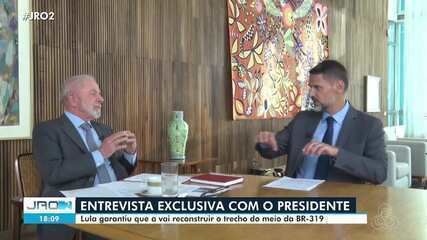 Entrevista exclusiva: Presidente Lula fala sobre reconstrução do trecho do meio da BR-319 Entrevista exclusiva: Presidente Lula fala sobre reconstrução do trecho do meio da BR-319