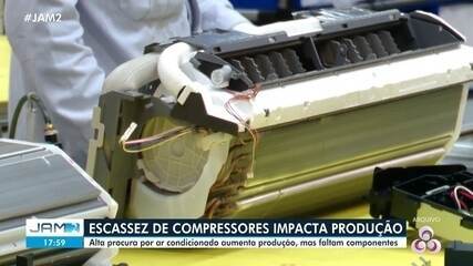 Escassez de compressores atrasa produção de ar-condicionado em alta demanda