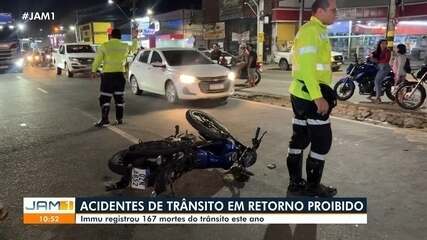 IMMU registra mais de 160 mortos no trânsito de Manaus só este ano