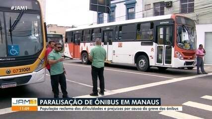 População reclama de prejuízos por causa da greve dos rodoviários em Manaus