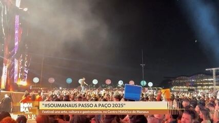 Sou Manaus 2025: festival une arte, cultura e gastronomia no Centro Histórico de Manaus