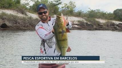 Barcelos, no AM, vira ponto turístico para amantes da pesca esportiva Barcelos, no AM, vira ponto turístico para amantes da pesca esportiva