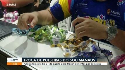 Sou Manaus 2025: público tem até dia 31 de agosto para trocar alimentos por pulseiras Sou Manaus 2025: público tem até dia 31 de agosto para trocar alimentos por pulseiras