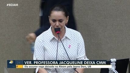 Vereadora Jacqueline deixa CMM para assumir vaga na Assembleia Legislativa do Amazonas
