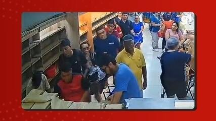 Bancário atropela homem após discussão em fila de supermercado e é preso em Manaus
