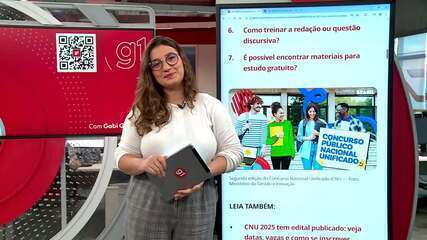 G1 em 1 Minuto: Como estudar para o CNU