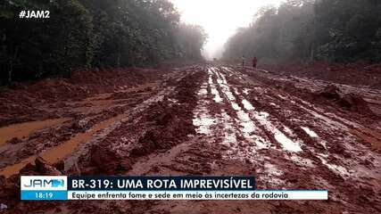 'BR-319: Uma Rota Imprevisível' - Equipe enfrenta fome e sede durante viagem'