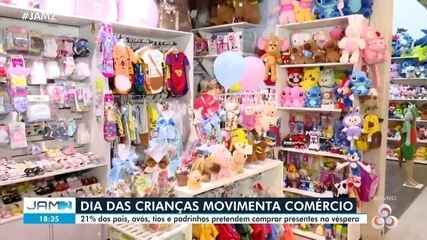Dia das Crianças movimenta comércio em Manaus Dia das Crianças movimenta comércio em Manaus