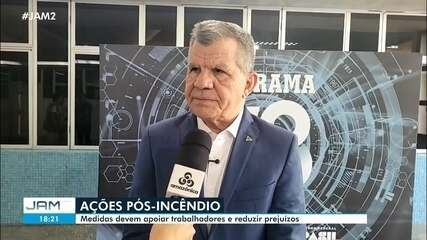 Empregos de trabalhadores afetados por incêndio em Manaus estão preservados