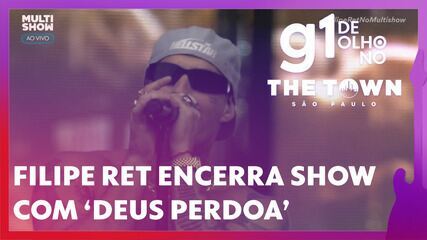 Filipe Ret encerra show com "Deus perdoa" Filipe Ret encerra show com "Deus perdoa"