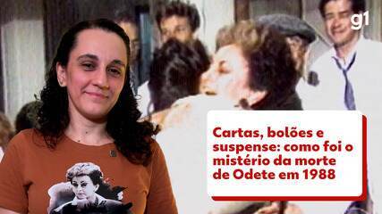 Cartas, bolões e suspense: como foi o mistério da morte de Odete em 1988 Cartas, bolões e suspense: como foi o mistério da morte de Odete em 1988