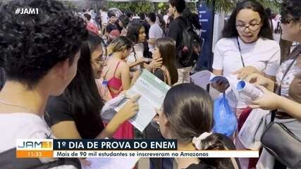 Mais de 90 mil estudantes participam do Enem no AM Mais de 90 mil estudantes participam do Enem no AM