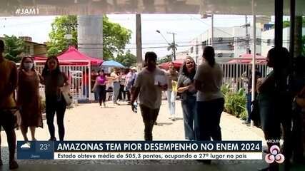 Amazonas tem pior desempenho no Enem em 2024