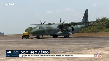 Domingo aéreo é uma opção de lazer em família na base aérea de Manaus Domingo aéreo é uma opção de lazer em família na base aérea de Manaus