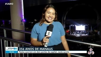 Manaus celebra 356 anos com festas em dois pontos da capital nesta quinta