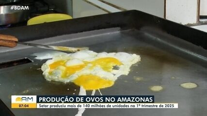 Produção de ovos no Amazonas: setor produziu mais de 140 milhões no 1º semestre de 2025 Produção de ovos no Amazonas: setor produziu mais de 140 milhões no 1º semestre de 2025