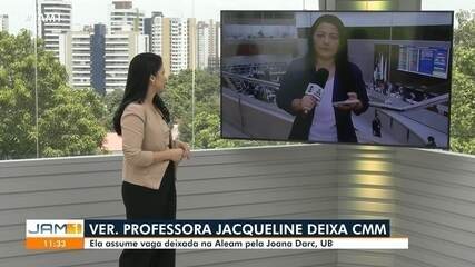 Vereadora Jacqueline deixa CMM para assumir vaga na Assembleia Legislativa do Amazonas Vereadora Jacqueline deixa CMM para assumir vaga na Assembleia Legislativa do Amazonas