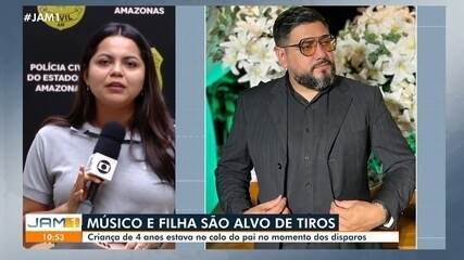 Musico e filha são alvos de tiros em Manaus