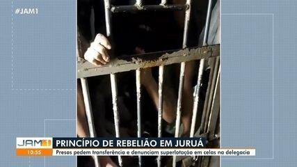 Após tumulto em celas, presos relatam superlotação em delegacia no Amazonas