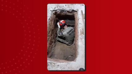 Resgate de trabalhador que morreu soterrado durante obra em fábrica de açaí no Amazonas