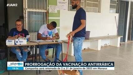 Campanha de vacinação antirrábica é prorrogada em Manaus