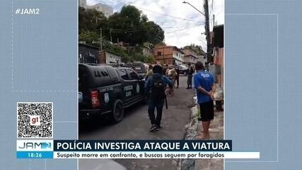 Polícia procura três suspeitos envolvidos em ataque a viatura na Zona Leste de Manaus Polícia procura três suspeitos envolvidos em ataque a viatura na Zona Leste de Manaus