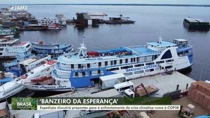‘Banzeiro da Esperança’ parte de Manaus rumo à COP30 com lideranças da Amazônia